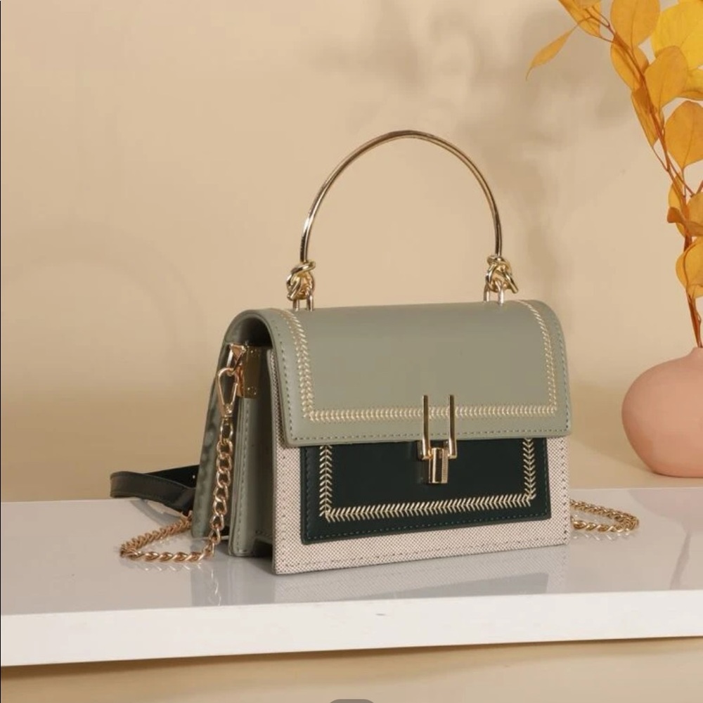 Green Latch Bag
